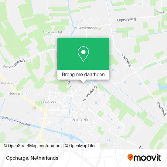 Opcharge kaart