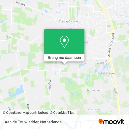 Aan de Touwladder kaart