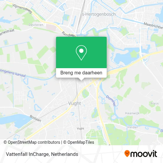 Vattenfall InCharge kaart