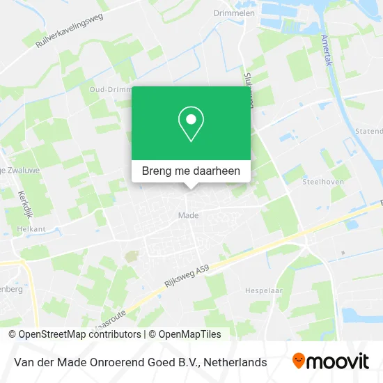 Van der Made Onroerend Goed B.V. kaart