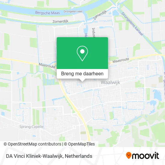 DA Vinci Kliniek-Waalwijk kaart