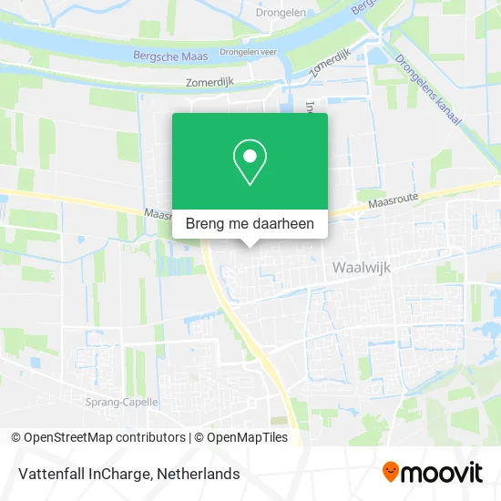 Vattenfall InCharge kaart