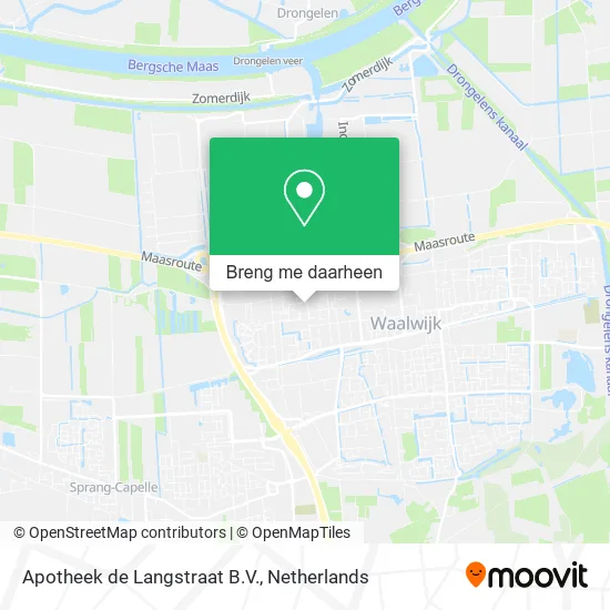 Apotheek de Langstraat B.V. kaart