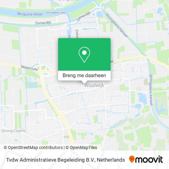 Tvdw Administratieve Begeleiding B.V. kaart