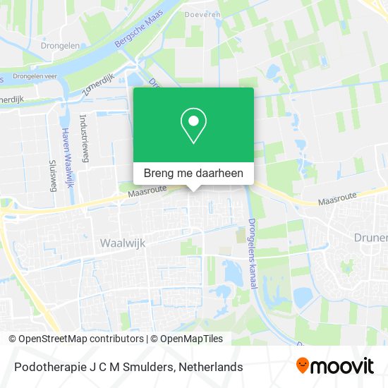 Podotherapie J C M Smulders kaart