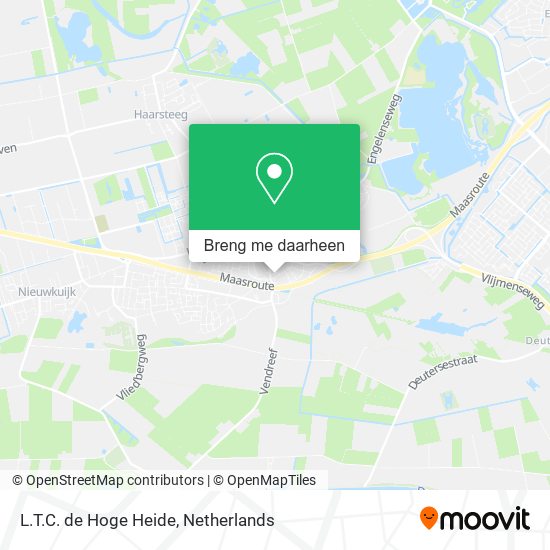 L.T.C. de Hoge Heide kaart