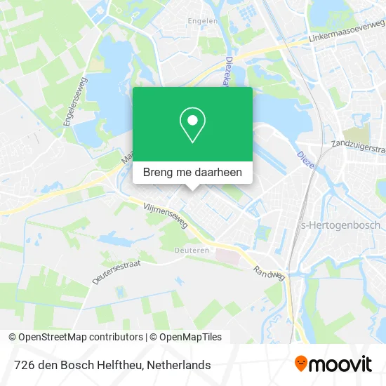 726 den Bosch Helftheu kaart