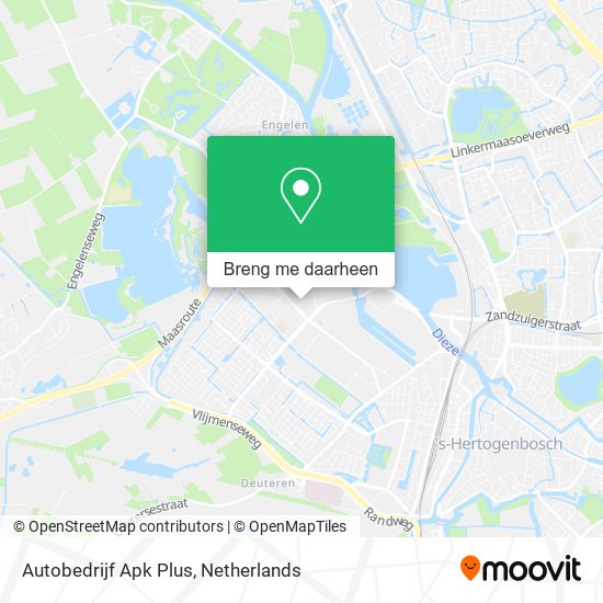 Autobedrijf Apk Plus kaart