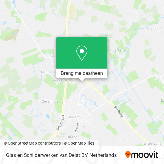 Glas en Schilderwerken van Delst BV kaart