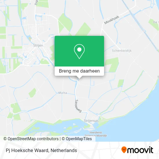 Pj Hoeksche Waard kaart