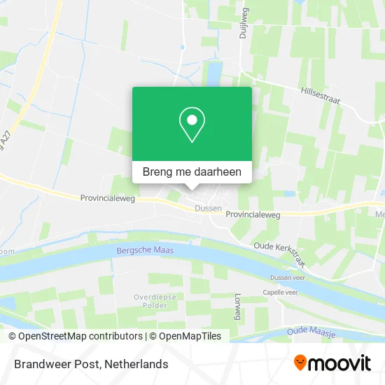 Brandweer Post kaart