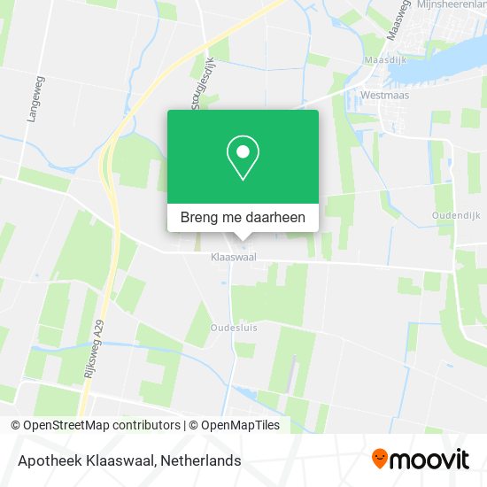 Apotheek Klaaswaal kaart