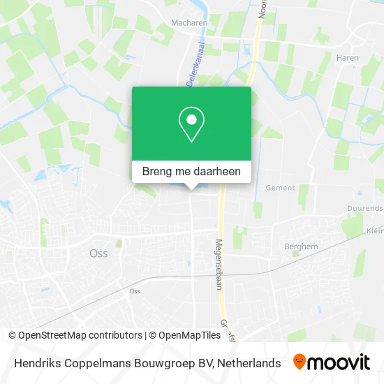 Hendriks Coppelmans Bouwgroep BV kaart
