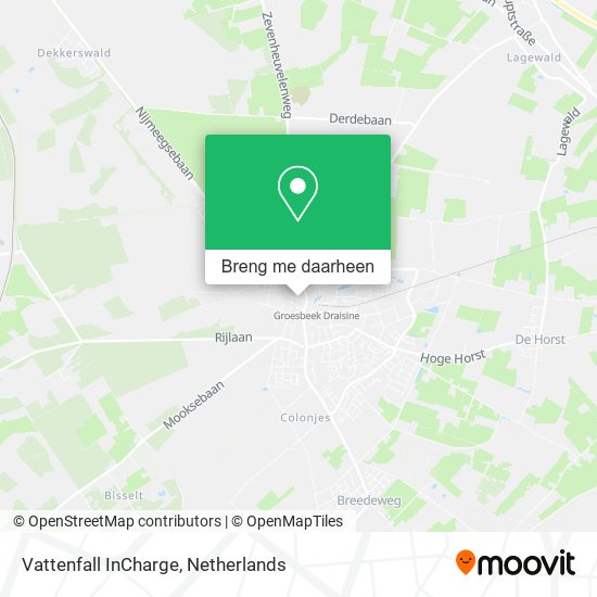 Vattenfall InCharge kaart