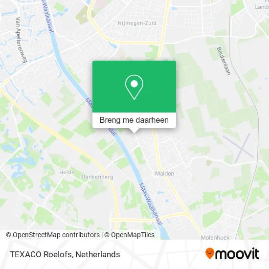 TEXACO Roelofs kaart