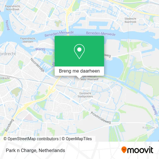 Park n Charge kaart
