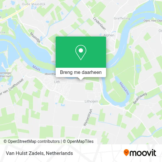 Van Hulst Zadels kaart