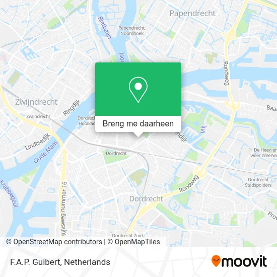 F.A.P. Guibert kaart