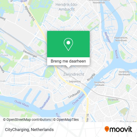 CityCharging kaart