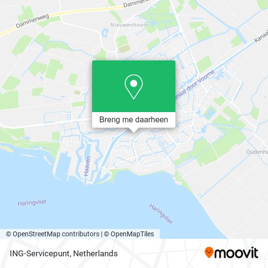 ING-Servicepunt kaart