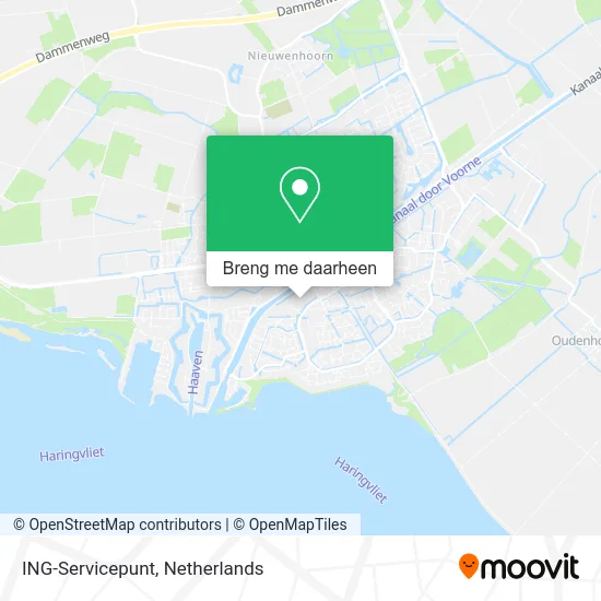 ING-Servicepunt kaart