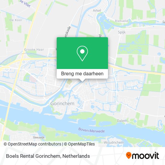Boels Rental Gorinchem kaart
