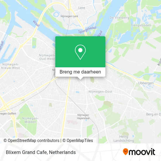 Blixem Grand Cafe kaart