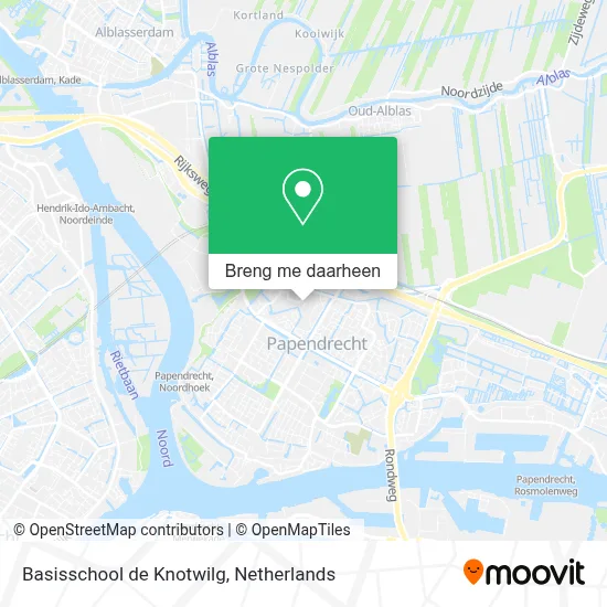 Basisschool de Knotwilg kaart