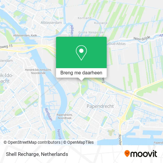 Shell Recharge kaart