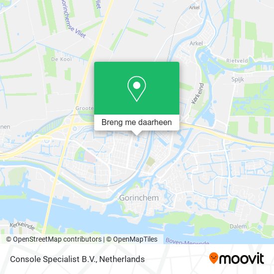 Console Specialist B.V. kaart