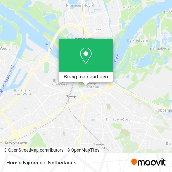 House Nijmegen kaart