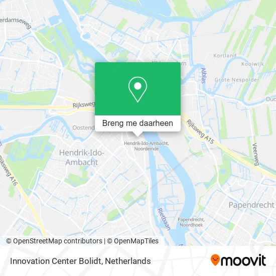 Innovation Center Bolidt kaart