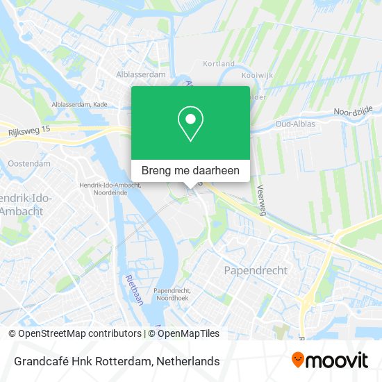Grandcafé Hnk Rotterdam kaart