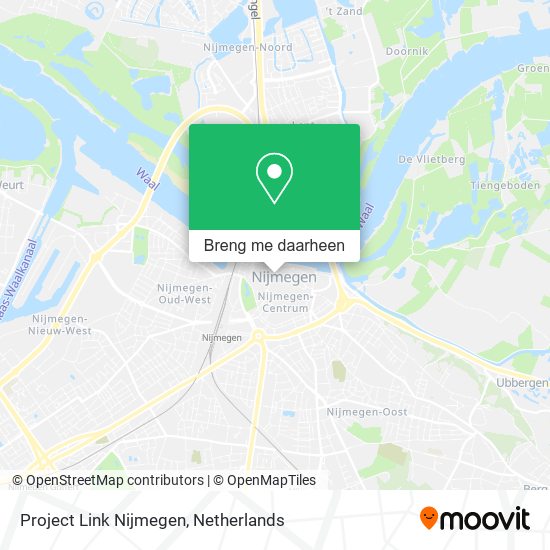 Project Link Nijmegen kaart
