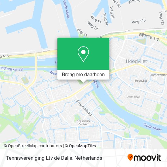 Tennisvereniging Ltv de Dalle kaart