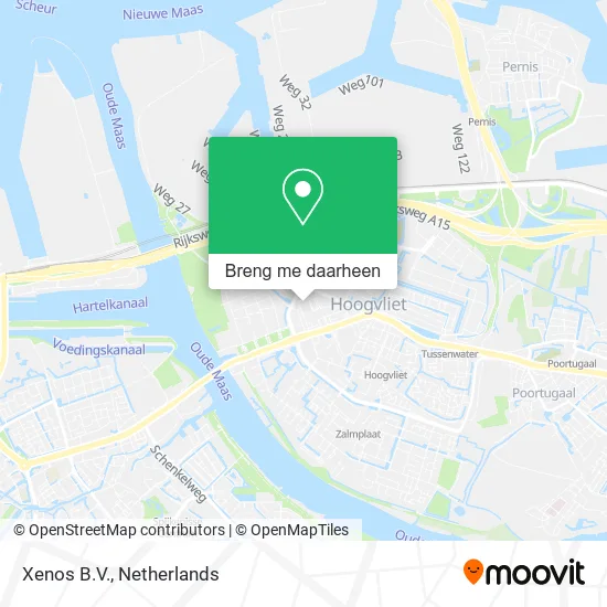 Xenos B.V. kaart