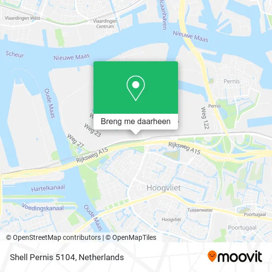 Shell Pernis 5104 kaart