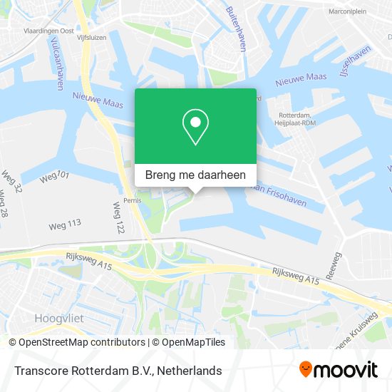 Transcore Rotterdam B.V. kaart