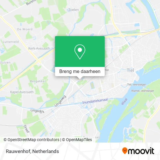 Rauwenhof kaart