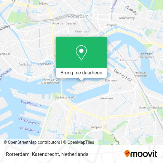 Rotterdam, Katendrecht kaart