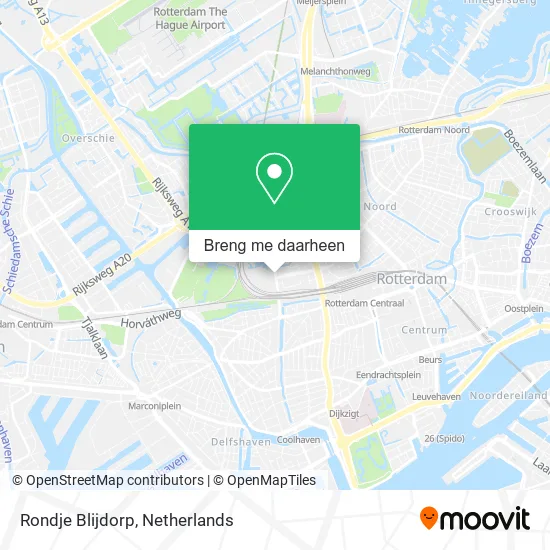 Rondje Blijdorp kaart