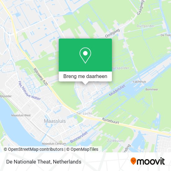 De Nationale Theat kaart