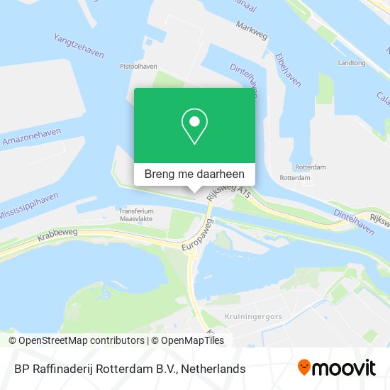 BP Raffinaderij Rotterdam B.V. kaart