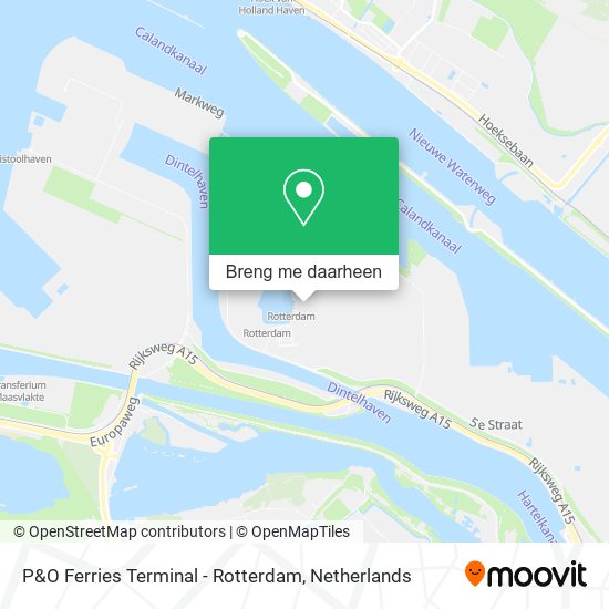 P&O Ferries Terminal - Rotterdam kaart