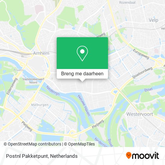 Postnl Pakketpunt kaart