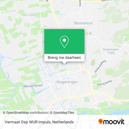 Vermaat Osp WUR Impuls kaart