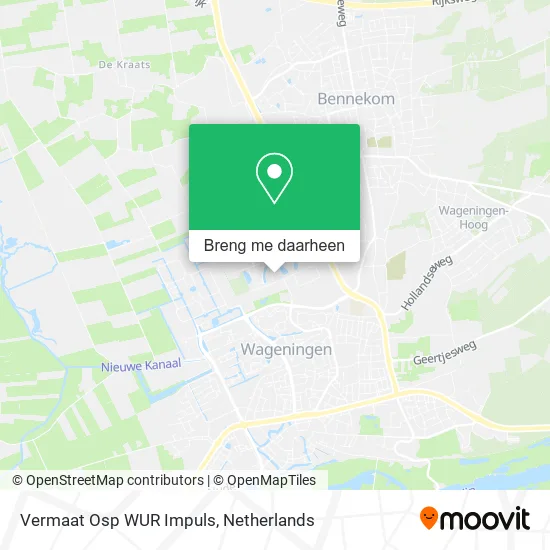 Vermaat Osp WUR Impuls kaart