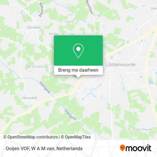 Ooijen VOF, W A M van kaart