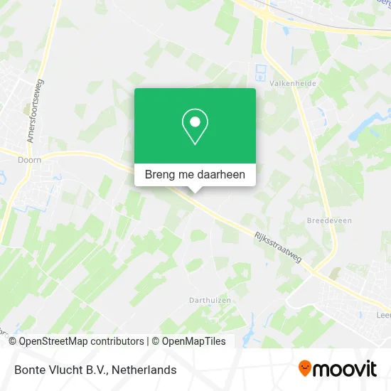 Bonte Vlucht B.V. kaart