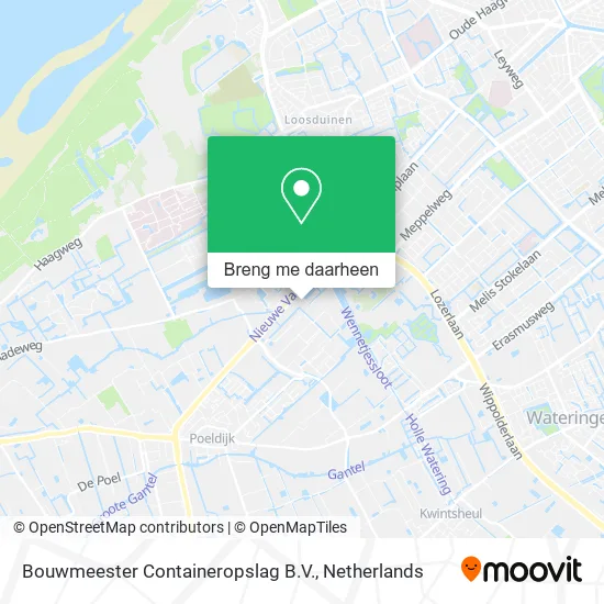 Bouwmeester Containeropslag B.V. kaart